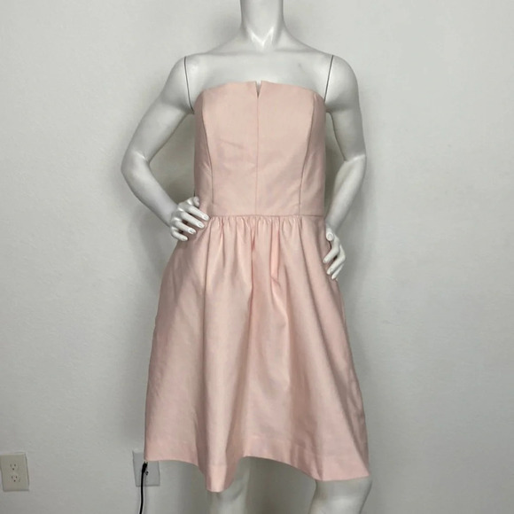 Weddington Way "NEW" Blush Pink Elizabeth Notched Neck Strapless Dress Size 12 - Picture 1 of 9